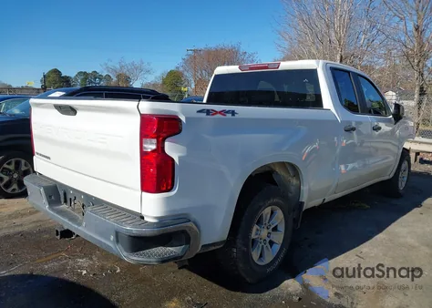 2021 Chevrolet Silverado 1500 4Wd Standard Bed Wt из США, поврежденный, VIN 1GCRYAEH1MZ107600
